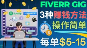 每5分钟赚5美元,日赚100美元,3种简单的Fiverr赚钱技巧-湖南汶篮网络科技有限公司