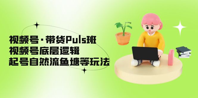 视频号·带货Puls班,视频号底层逻辑,起号自然流鱼塘等玩法-湖南汶篮网络科技有限公司