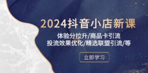 2024抖音小店新课，体验分拉升/商品卡引流/投流效果优化/精选联盟引流/等-湖南汶篮网络科技有限公司
