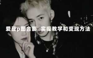 最新玩法 与爱豆p图合照爆火 10分钟教会你 实操日入300+-湖南汶篮网络科技有限公司